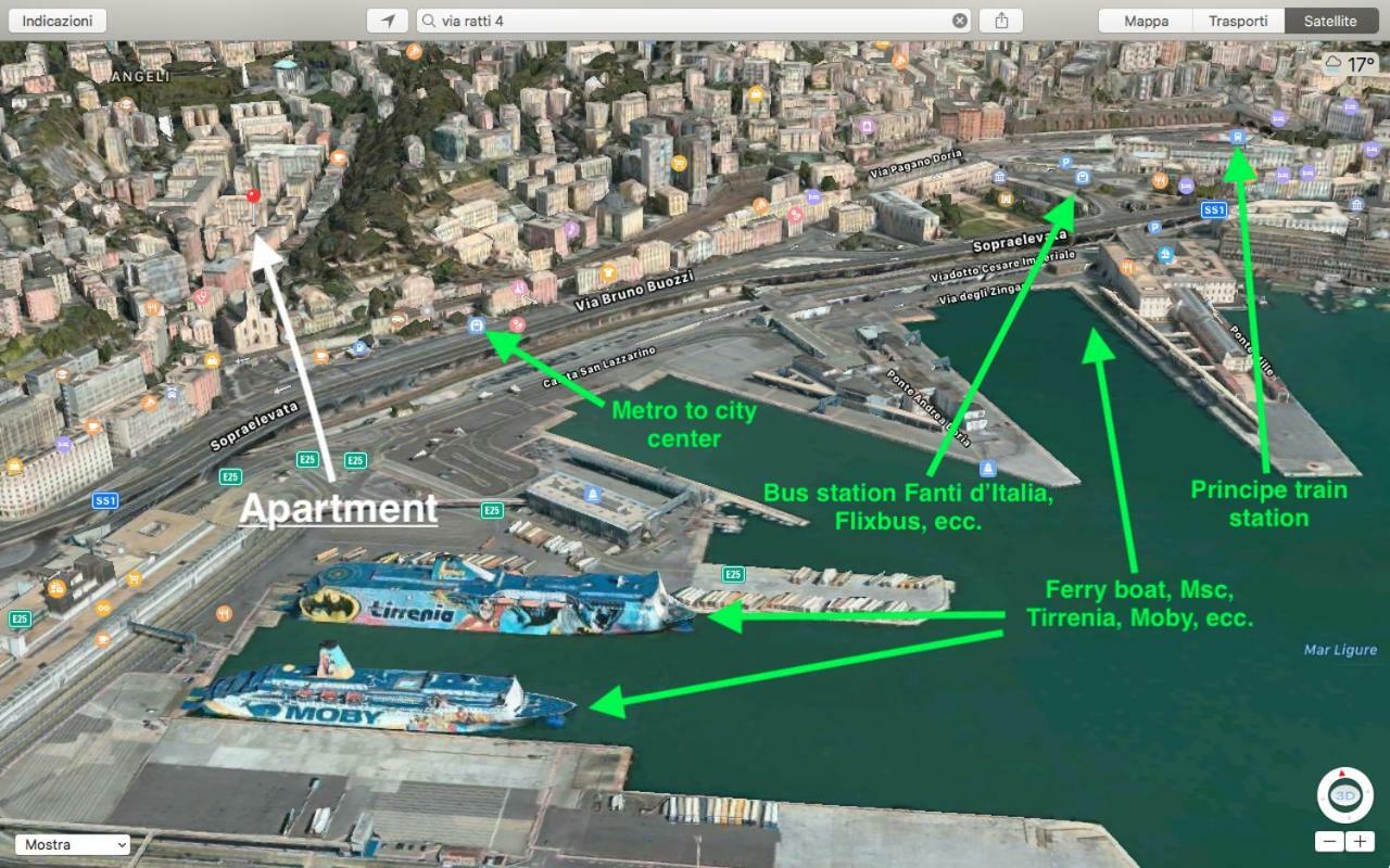 A Due Passi Dalla Lanterna جنوة المظهر الخارجي الصورة